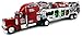 Speed Blitzer Trailer Children's Friction Toy Truck Ready to Run Big Size w/ 5 Toy Cars, No Batteries Required (Colors May Vary)