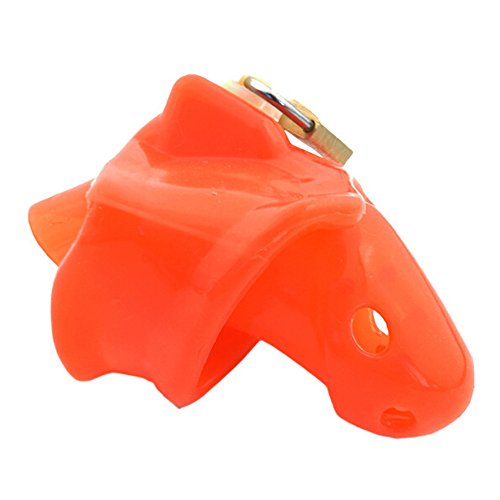 Premium Medical Grade Silicone Chasti-ty Device Male Briefs Red 50mm, A140