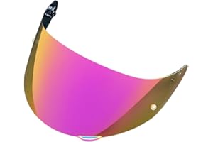 BSTOP K1 Face Shield Uv-Protected for AGV K1, K1S, K3SV, K5, K5S Helmet Shield Visor Windshield (Revo Pink Gold-Day use only)