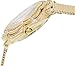 GUESS U0139L2 Yellow Gold-Tone Floral Mesh Watch