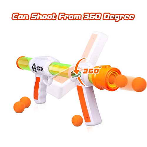 Duckura Atomic Power Popper Gun, Rocket Launchers for Kids | Toy Guns with Foam Balls, Refill Darts & Rockets | Easter Toys Gifts for Boys Girls 3 Years and Up
