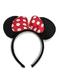 Rush Dance Red Mouse Ears Birthday Party Favor Bow Accessories Headband