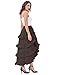 Women's Steampunk Retro Gothic Vintage Skirt Victorian Steampunk Casual S Brown