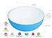 Kids Tempered Glass White Bowls with Silicone Sleeve - Suitable for Kids/Toddler/Baby Feeding - Microwave & Dishwasher Safe - Tempered Strong Glass - Non Slip - Cereal/Soup/Snack Dishes