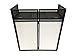 DJ Event Facade White/Black Scrim Metal Frame Booth + 20