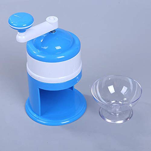 XuBa Home Portable Hand Crank Manual Ice Crusher Shaver Kids Shredding Snow Cone Maker Machine
