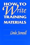 How to Write Training Materials (Paper Edition)
