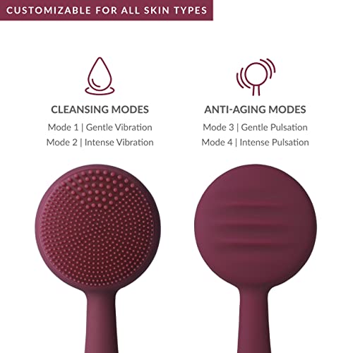PMD Clean Smart Facial Cleansing Device with Silicone Brush & Anti