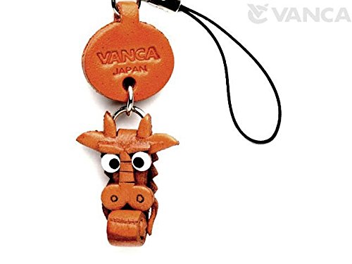 Dragon Leather Zodiac Mascot mobile/Cellphone Charm VANCA CRAFT-Collectible Cute Mascot Made in Japan