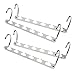 Wonder Hanger Platinum, Space-Saving Closet Organizers, 4 Pack, Chrome