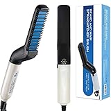 Beard Straightener, Upgraded Electric Beard Straightener and Hair Straightener, Multifunctional Beard and Hair Straightening Comb, Best Heat Beard Straightener and Hair Straightener Brush