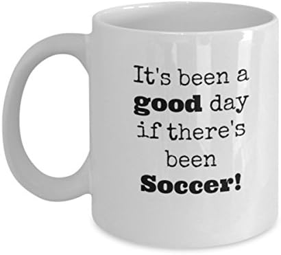 Soccer - It's Been a Good Day - Unique Fun Coffee Mug - Makes a Great Gift