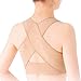 Xhan Lady Chest Breast Support Belt Band Posture Corrector Brace Body Sculpting Strap Back Shoulder Vest X Type Pattern