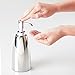 InterDesign Forma Stainless Steel Liquid Soap & Lotion Dispenser Pump for Kitchen or Bathroom Countertops, Polished