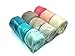 T-Shirt Yarn Fettuccini Zpagetti Set - 9 Balls Total of 196 Yards - Tshirt Yarn Kit for Crocheting - Ribbon Yarn 100% Cotton - Knitting Yarn Ball - T Yarn Organic - T-Yarn Caroline Set