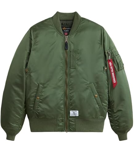 Amazon.com: Alpha Industries MA-1 Slim Fit Bomber Flight Jacket