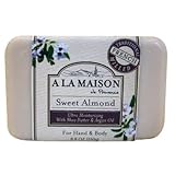 A La Maison Bar Soap Sweet Almond - 8.8 Oz