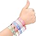 BBTO 40 Pieces Unicorn Colorful Hair Ties Bracelet Party Favors Birthday Gifts Supplies, Elastic Ponytail Holders Decorations for Girl and Children (Style 1)
