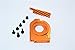 GPM For HPI Sport 3 Flux Upgrade Parts Aluminum Motor Heat Sink Mount - 1 Set Orange
