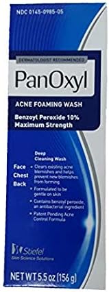 Panoxyl Foaming Acne Wash Maximum Strength 55 Oz (Pack Of 2)