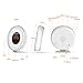 Hooway Wake-Up Light with Sunrise Simulation Alarm Clock & Sunset Fading Night Light,Plus 7 Colors Mood Light Beside Lamp,FM Radio & Snooze Function