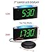 Loud Vibrating Alarm Clock with Super Bed Shaker for Heavy Sleepers Deaf Hard of Hearing Elderly Kids, Bedroom Home, Digital Plug-in Clock,Night Light, 7’’ Large Display & Full Dimmer,USB Ports,12/24H