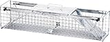 Havahart 1040 Live Animal Two-Door Skunk, Muskrat, and Opossum Cage Trap