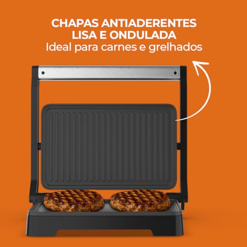 Cadence Grill Elétrico Click, 1200W, GRL200, 127V