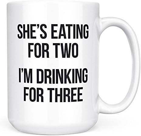 Announcing Pregnancy - Funny New Dad Father Announcement Mug Coffee Cup - Announcement Gift 2018 - Ceramic 15oz