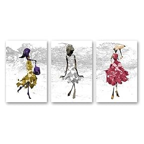 Canvas Wall Art Abstract Elegant People...