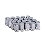 Orion Motor Tech 20pcs 14x1.5 Chrome Lug Nuts Closed End XL Bulge Acorn