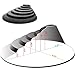 Metric USA Door Stopper Set of 2 Round Door Stop Wedge Securely Fits Variety of Door Heights Large Door Stopper Decorative Does not Nick Floors or Doors