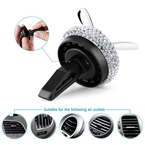 EING Car Air Freshener,Turbo Spinning Car Vent Clip Fragrance Diffuser