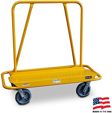 American Cart Heavy Duty Drywall Cart with 8" Casters - 3,000 lb Capacity