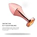 Utimi Upscale Butt Plug Anal Plug in Rose Gold for Anal Masturbation