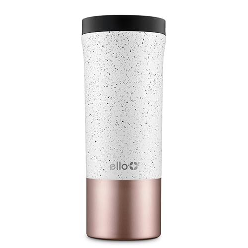 Ello Miri 16oz Vacuum Insulated Stainless Steel Travel Mug, Leak-Proof Slider L…