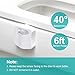 iBetterLife LED Toilet Light Motion Detection 2Pack Motion Sensor Activated LED 8 Color Changing Inside Toilet Bowl Night Light for Bathroom, Decorating Gifts for Adult Kids Boys Potty Training