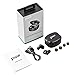 True Wireless Bluetooth Earbuds with Superior Sound, Easy-Pairing, Black Earphones in-Ear with Charging Case, TWS Headphones with Built-in Microphones, Deep Bass for Sport, Workout, Gym, Running