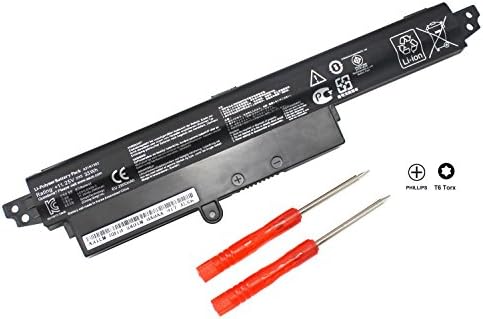 Tigervivi 11.25V 33Wh X200CA Laptop battery for ASUS VivoBook X200M X200MA F200CA K200MA K200MA-DS01T.Compatible with P/N.A31N1302 1566-6868 0B110-00240100E