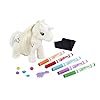 Crayola-93020-Colour-n-Style-Unicorn-Craft-Kit CRAYOLA Colour 'n' Style Unicorn | Colour Your Own Unicorn Again and Again | Includes Washable Marker Pens, Beads…