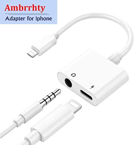 Headphone Adapter Dongle Splitter 3.5mm Jack Adapter Earphone Splitter Charger & AUX Audio Connector