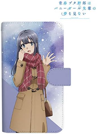 Amazon 青ブタ 描き下ろしイラスト 牧之原翔子 冬服ｖｅｒ 手帳型スマホケース ｍ アニメ 萌えグッズ 通販
