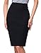 Kate Kasin®Slim Fit Knee Length Women Stretchy Comfortable Pencil Skirt KK268