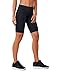 2XU Women's Motion Mid-Rise Compression Shorts for Running and Fitness