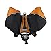 Kurgo Baxter (TM) Dog Backpack for Hiking, Walking or Camping, Black / Orange