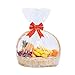 LazyMe Clear Basket Cellophane Shrink Bags, 24x30 inch, Shrink Wrap Bags Large, Clear, 20pcs