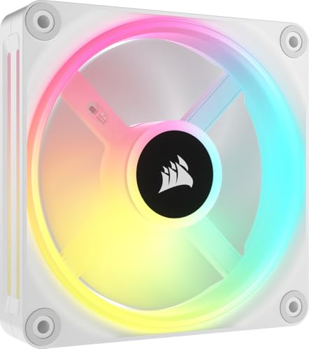 iCUE LINK QX120 RGB Cupola Magnetica da 120 mm Ventola - Bianco