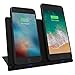 YOLIKE Wireless Charging Pad Foldable, Dual Wireless Charger Stand for iPhone Xs,iPhone XR,iPhone Xs MAX iPhone X iPhone 8 Plus iPhone 8,Samsung Note9 S9+ S9 Note8(QC Adapter Included)