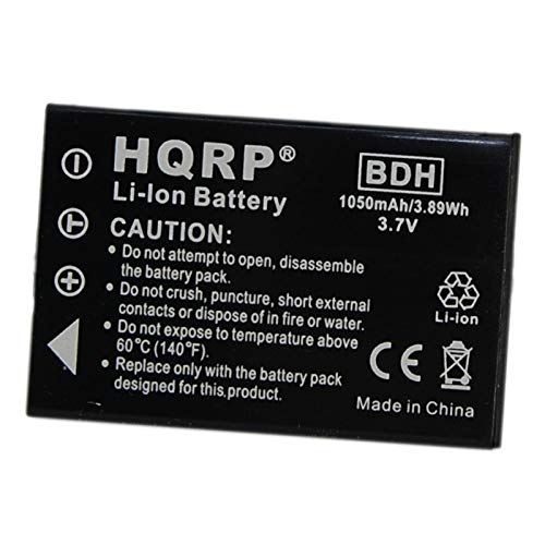 HQRP Battery for AIRIS PhotoStar 5633, PhotoStar 6820, PhotoStar N633, PhotoStar N635, PhotoStar N729, PhotoStar N729B, PhotoStar N820 Camcorder Replacement + HQRP LCD Screen Protector