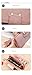 HeySun Adorable Cat Ears Coin Purse for Ladies Long Wallet Money Clip Designer Card Case (Lavender)